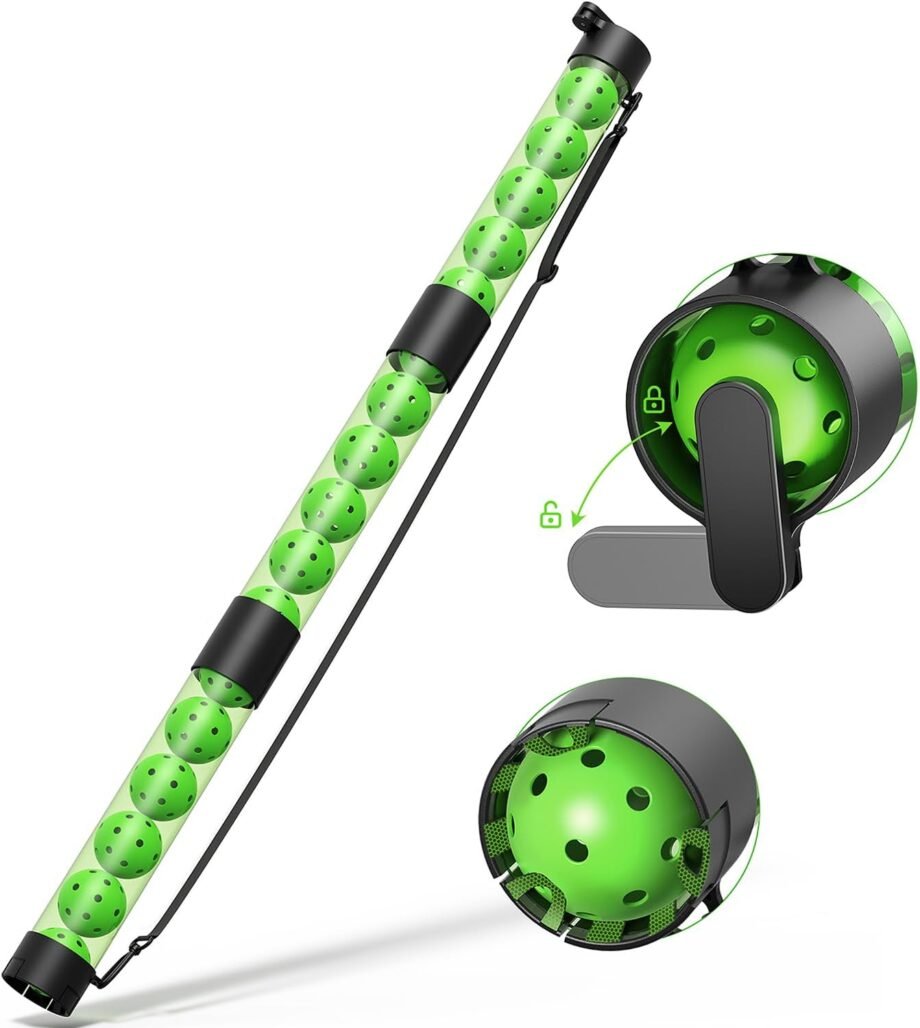 Catch and Go: The Ultimate 17 Balls Pickleball Ball Retriever for Everyone!