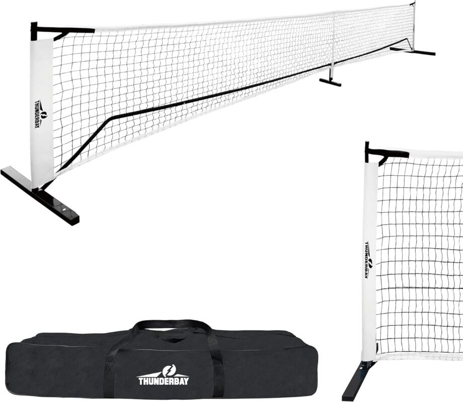 Game On: Unleashing Fun with the THUNDERBAY Portable 22FT Pickleball Net!