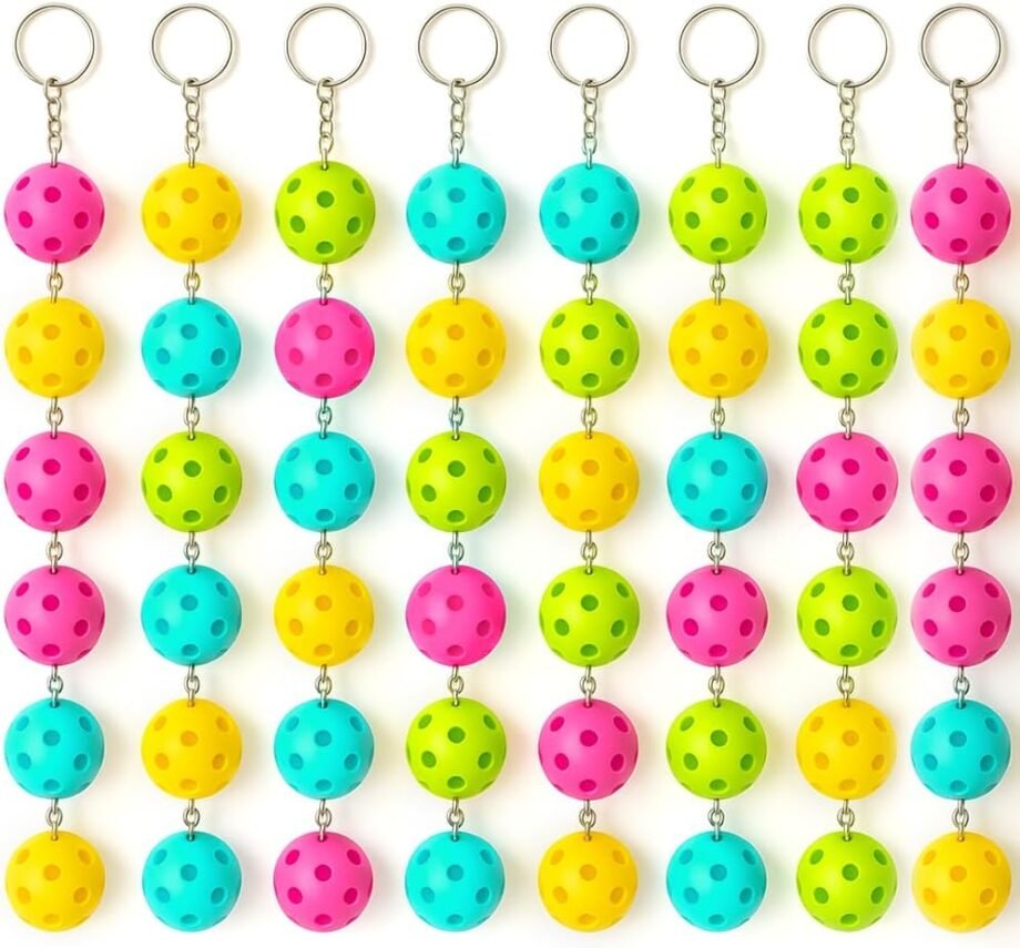 Pickleball Perfection: The Ultimate Keychain Set for Fun and Favors!