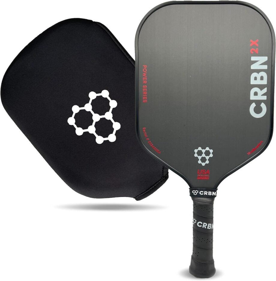 Unleash Your Game: A Slice of Precision with the CRBN X Series Power Pickleball Paddle!