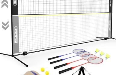 Game On: Unleashing Fun with the Boulder Sports All-in-One Pickleball & Badminton Set!