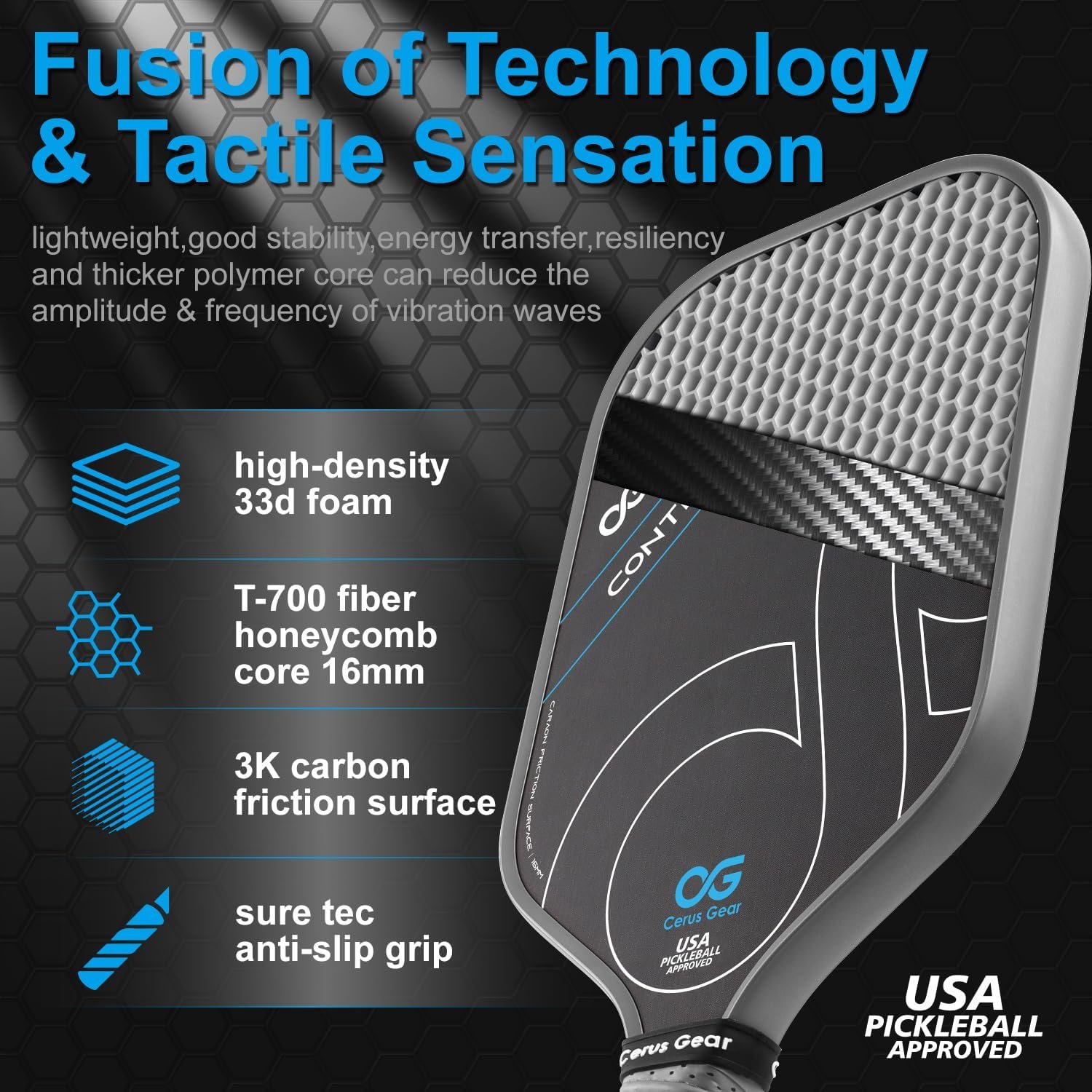 Cerus Gear Pickleball Paddle