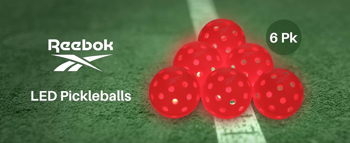 Reebok LED Light-Up Pickleballs