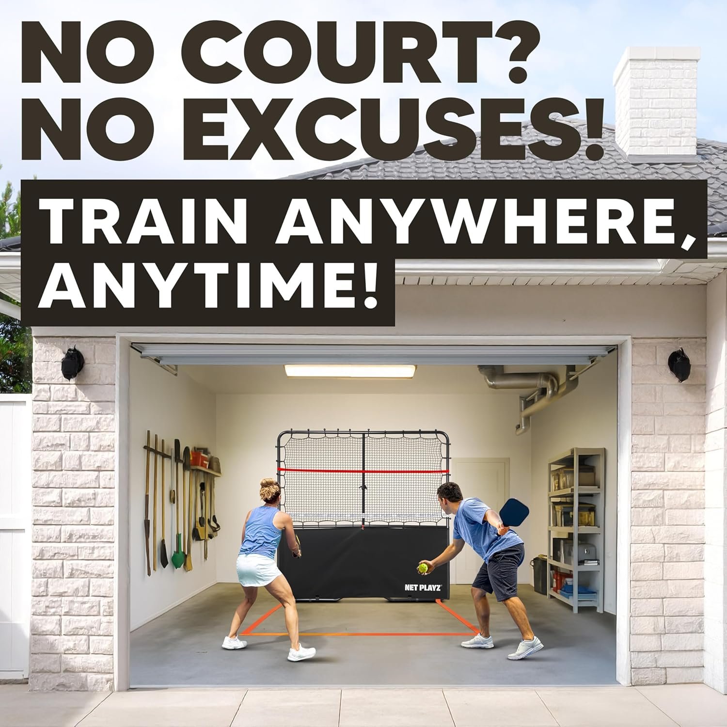 Net Playz 6-foot Pickleball Rebounder
