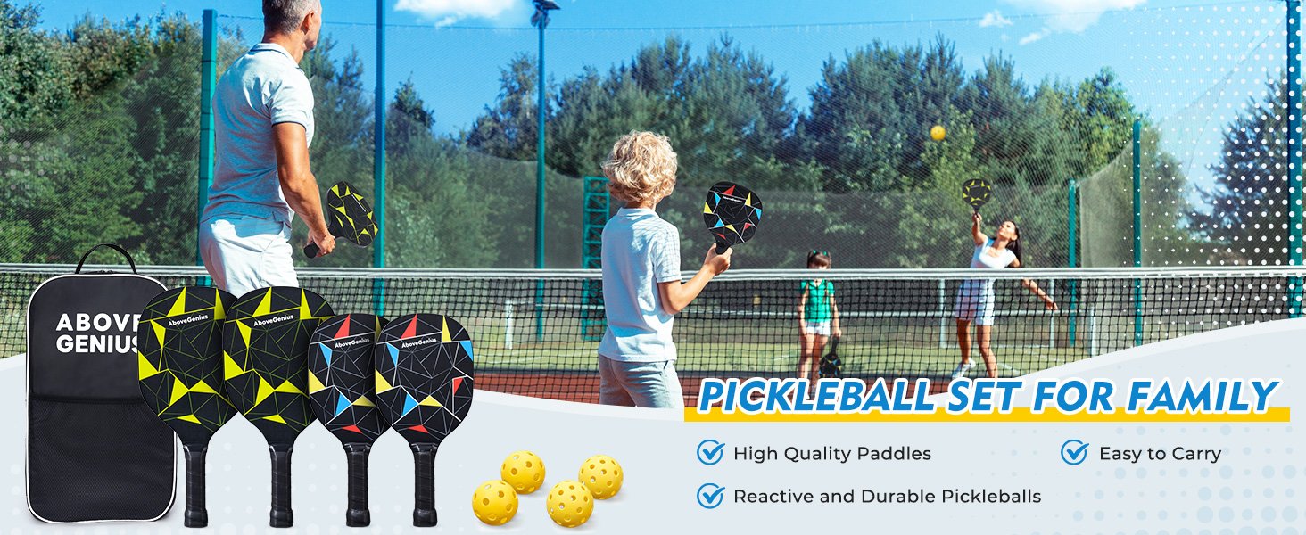 AboveGenius Pickleball Set