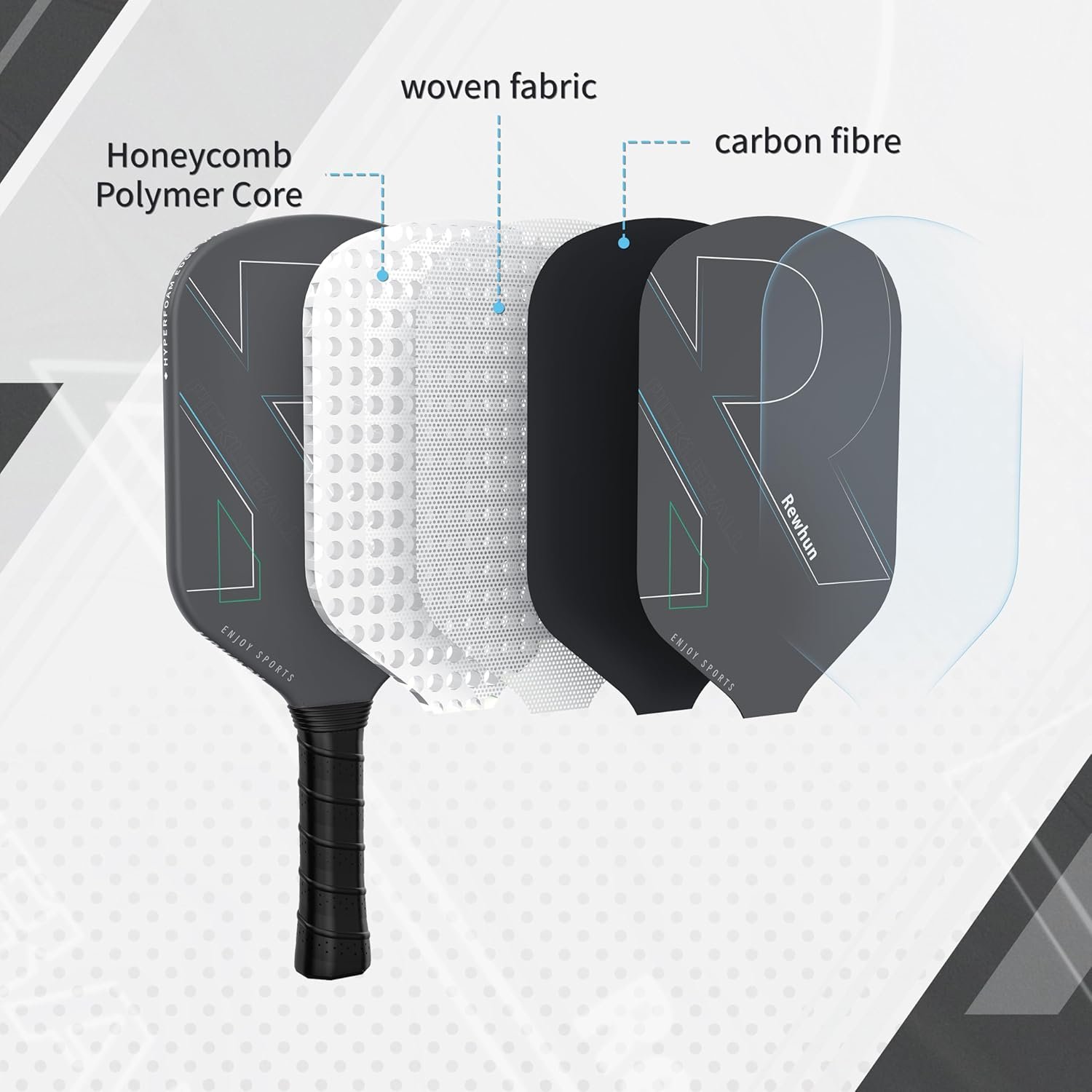 Rewhun PP-A-1 Pickleball Paddle