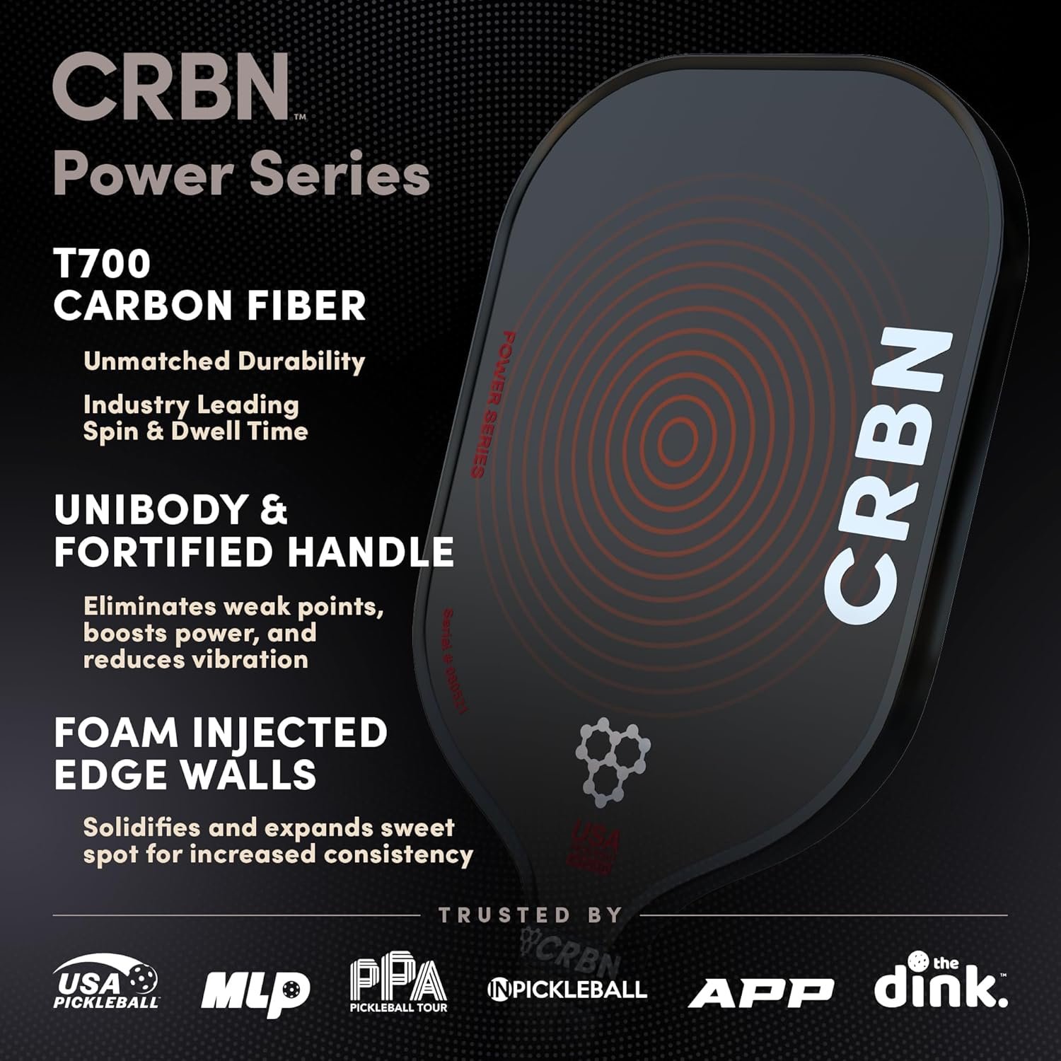 CRBN Pickleball Paddle