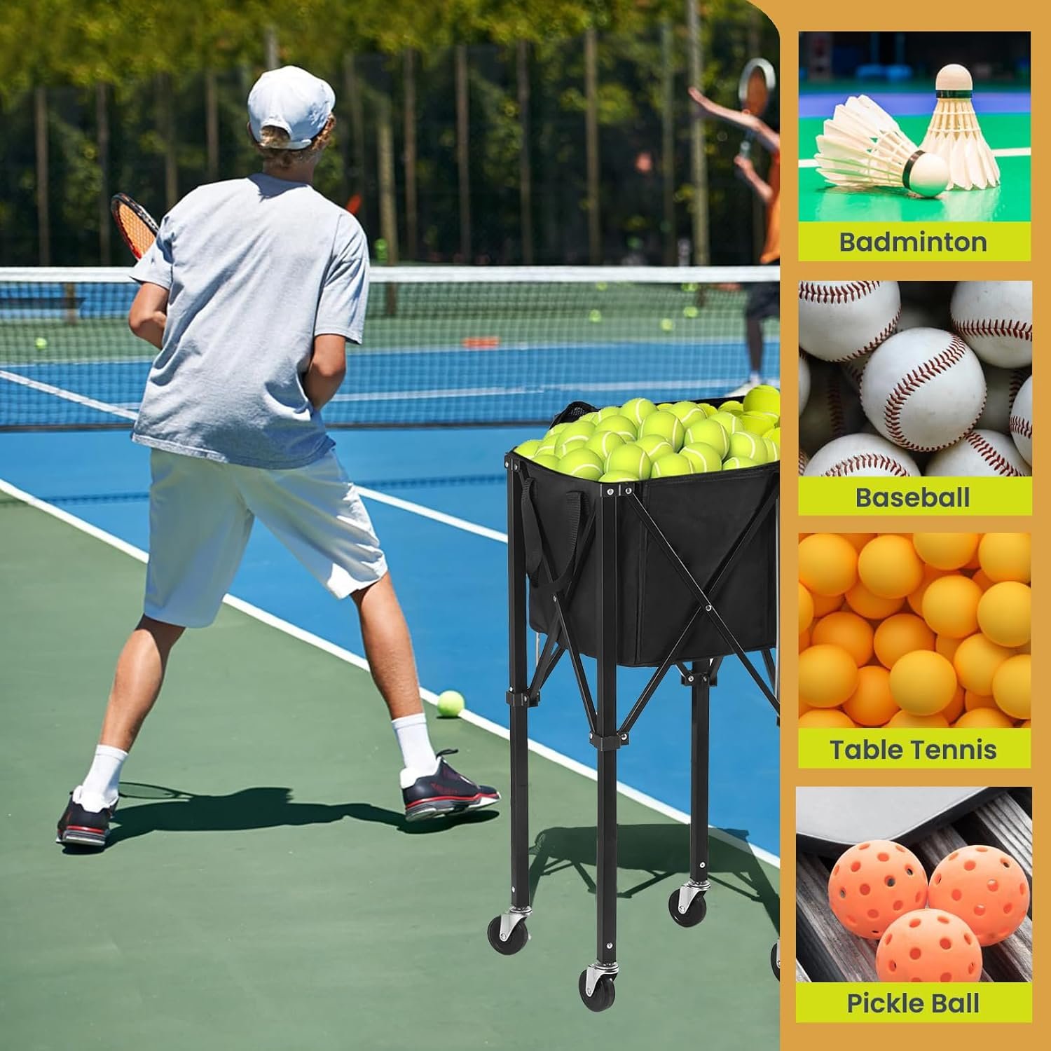 Tennis Balls Hopper