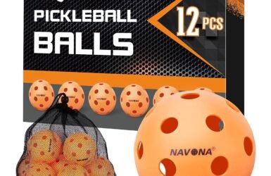 Bounce into Fun with the Navona 26-Holes Orange Indoor Pickleballs: A Perfectly Balanced Review!