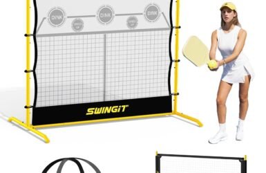 Rebound into Fun: The Ultimate Pickleball Practice Rebounder Net Review!