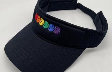 Score Big with the Embroidered Adjustable Pickleball Visor: The Perfect Hat for Every Pickleball Enthusiast!