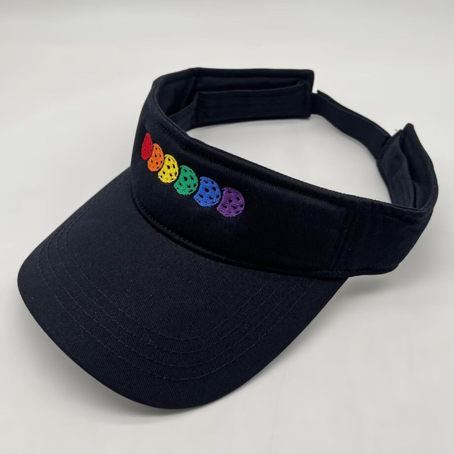 Score Big with the Embroidered Adjustable Pickleball Visor: The Perfect Hat for Every Pickleball Enthusiast!