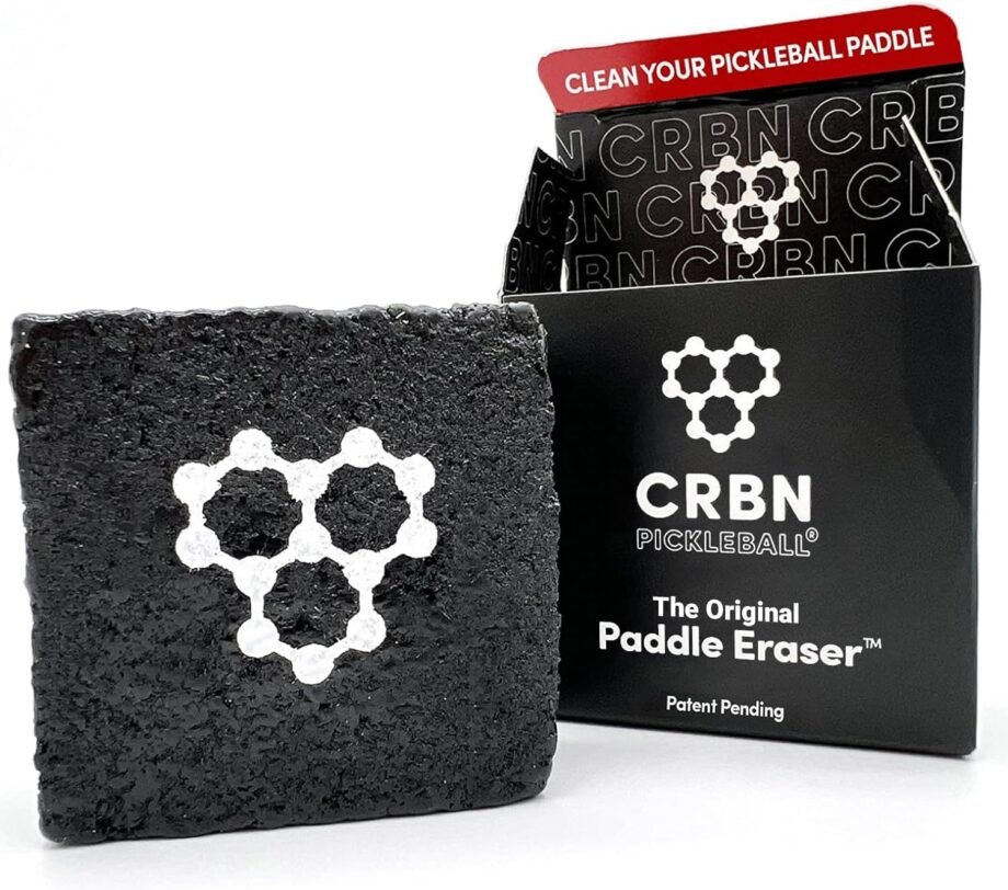 Say Goodbye to Grit: The CRBN Pickleball Paddle Eraser Makes Cleaning a Breeze!