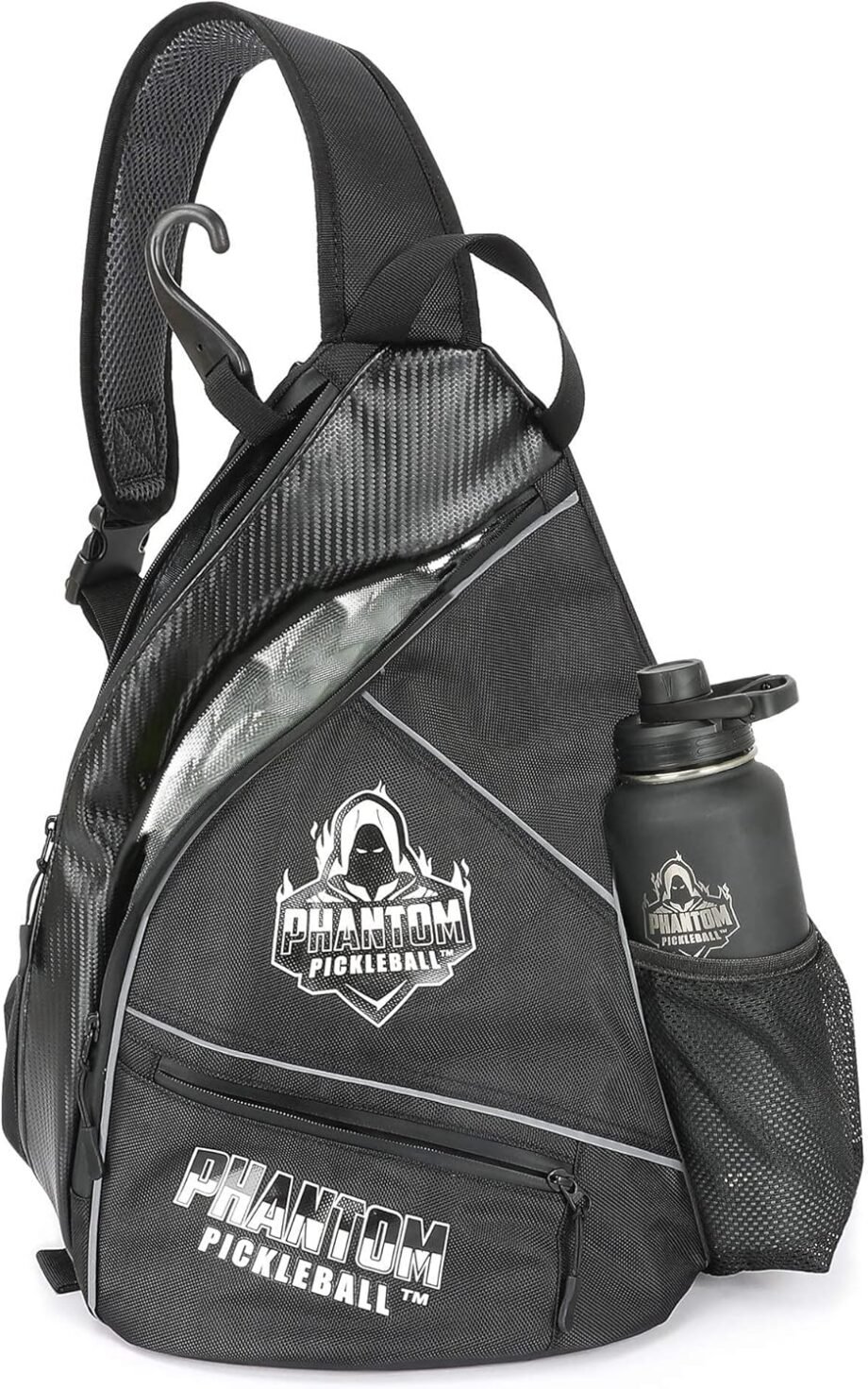 Score Big with the Sling Bag: The Ultimate Adjustable and Reversible Companion for All Your Pickleball Adventures!