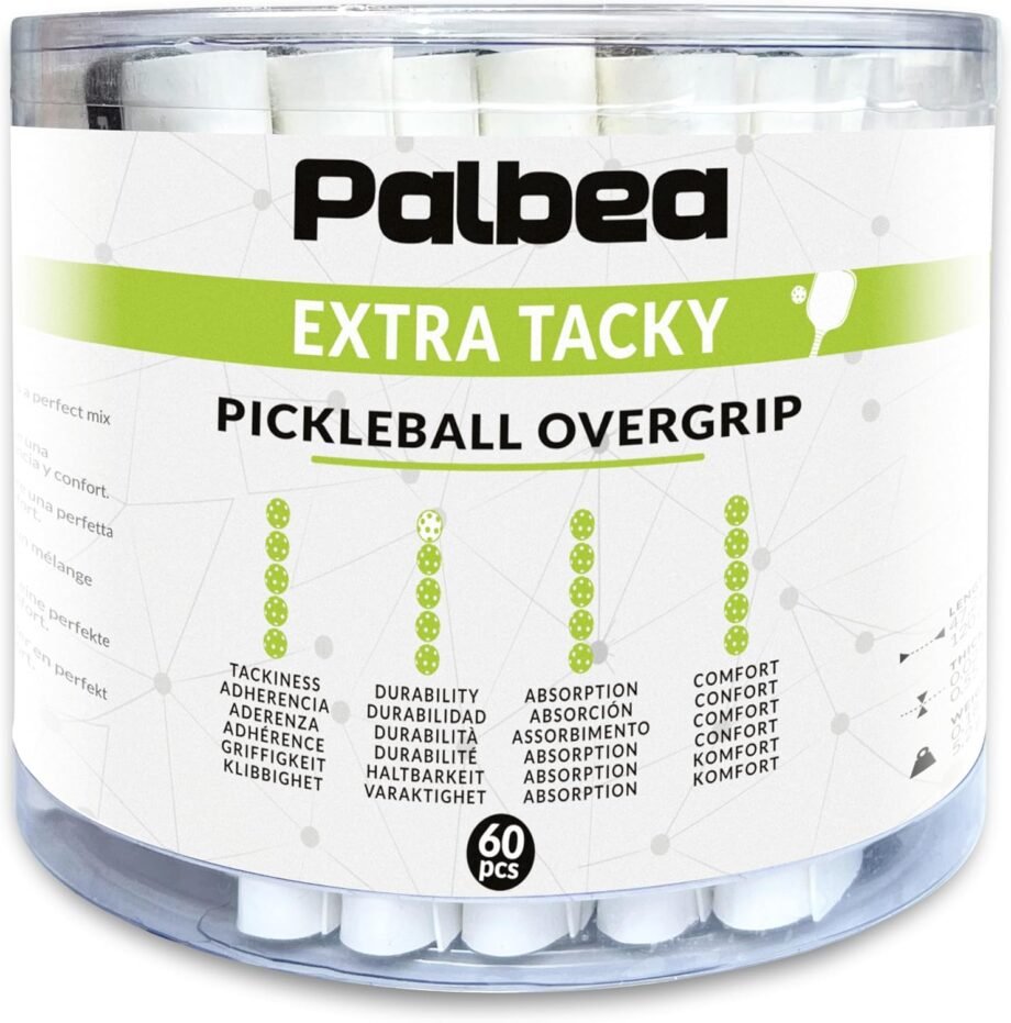 Serve Up Success with Pickleball OverGrip Tape: The Tacky Touch for Ultimate Paddle Control!