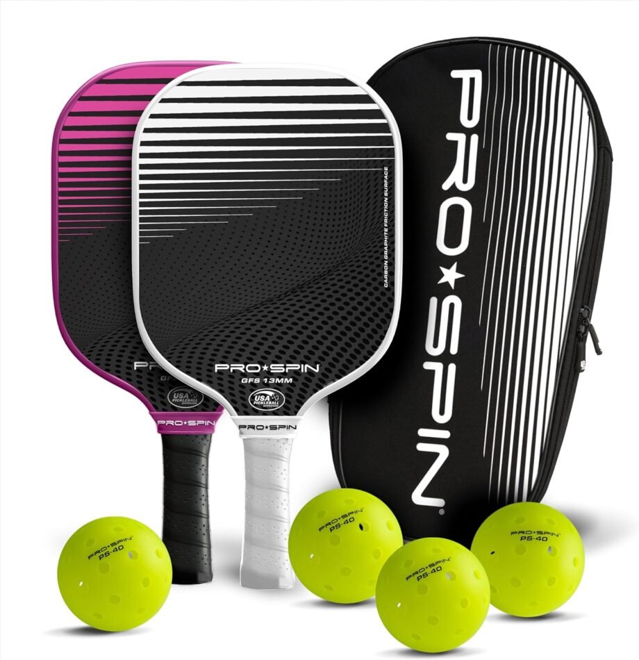 Serve Up Fun with PRO SPIN Pickleball Paddles: The Ultimate Game Set for All Ages!
