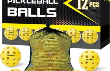 Bounce into Fun: Review of Navona Premium 40-Holes Yellow Outdoor Pickleball Balls!