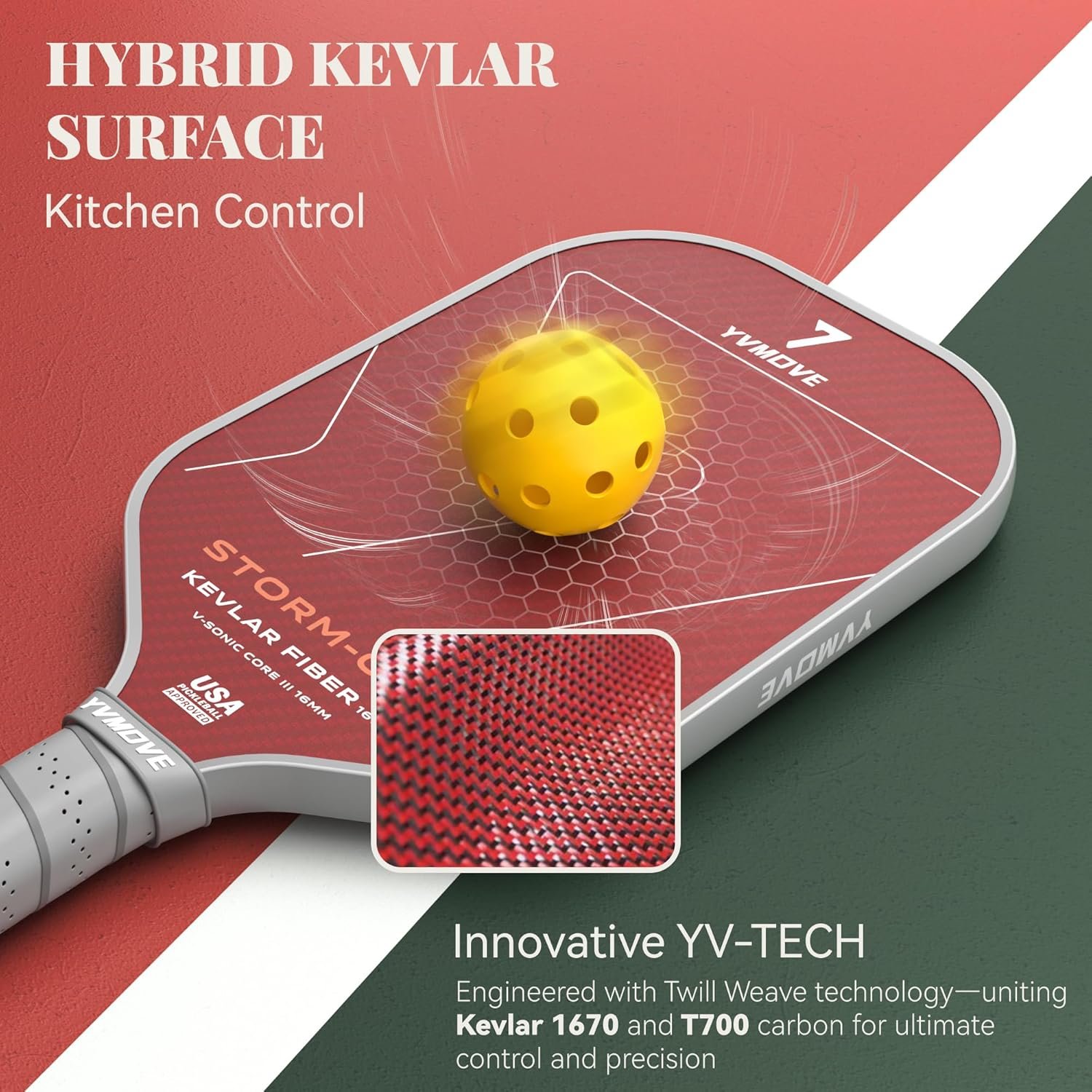 YVMOVE Pickleball Paddle
