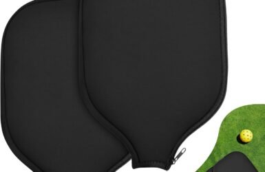 Protect Your Game: A Review of the 2 Pcs Pickleball Paddle Covers in Sleek Black!