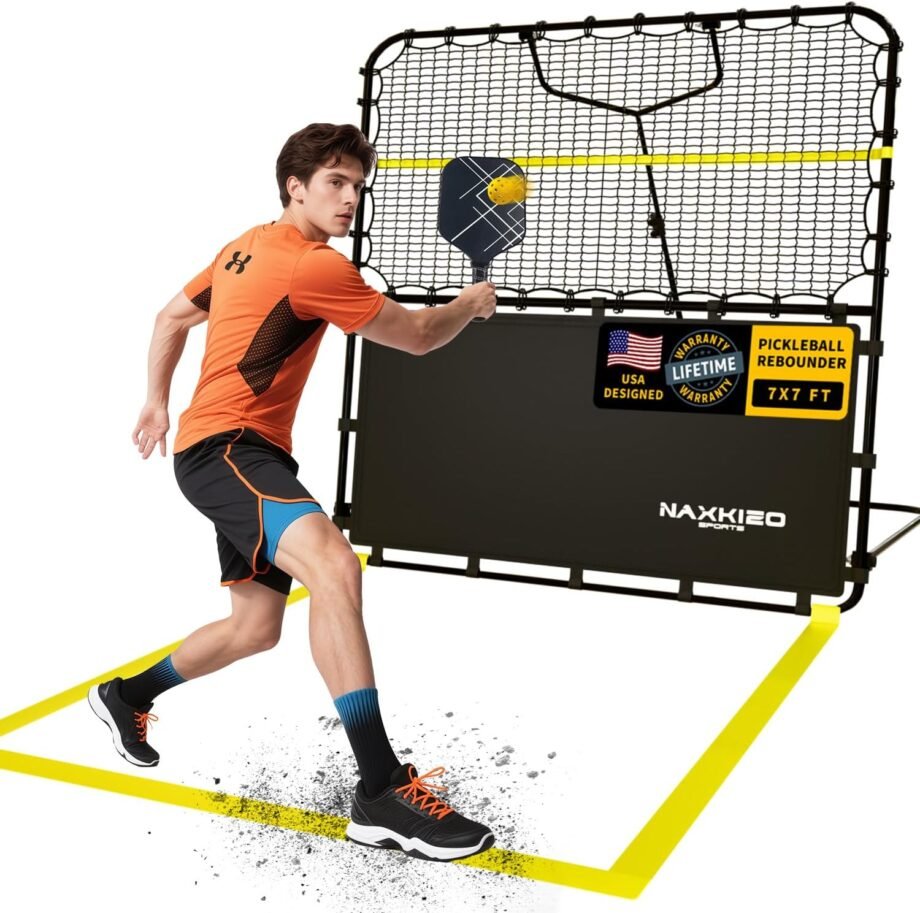 Master Your Dinks and Volleys with the 7x7 FT Pickleball Rebound Net Revolution!
