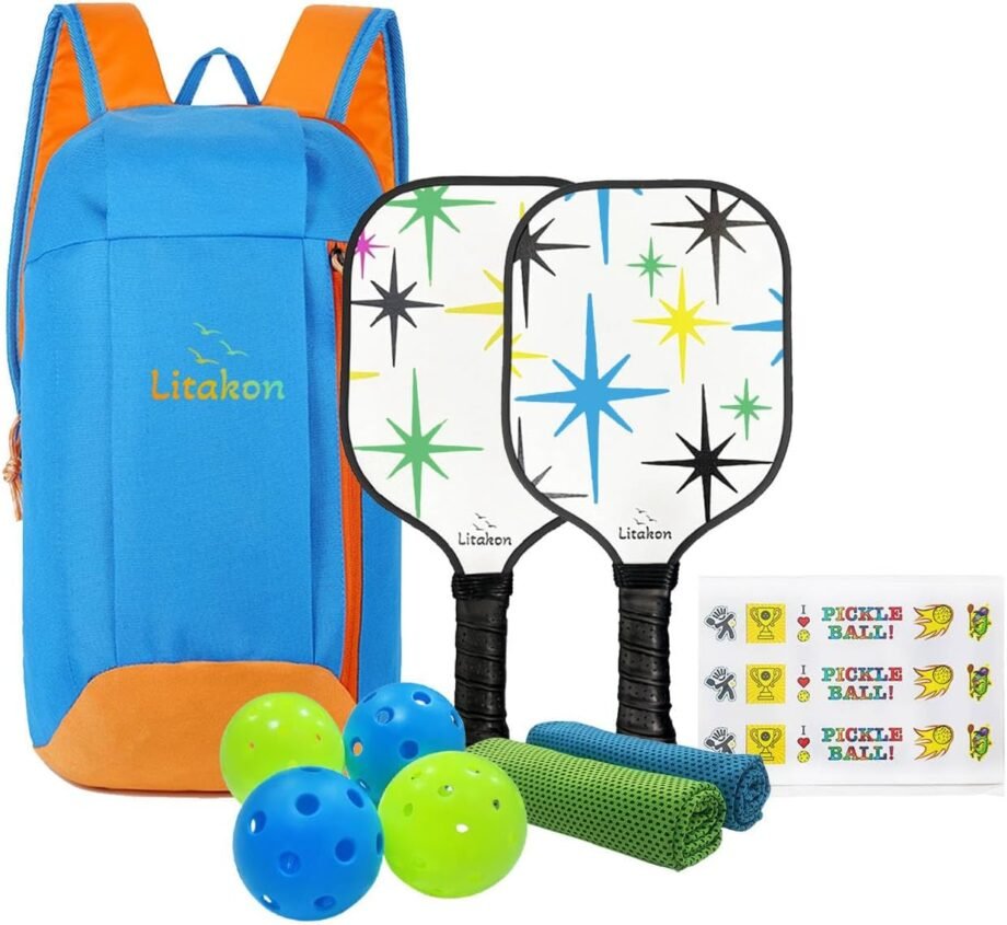 Game On: Discover the Fun with the Premium Youth Pickleball Paddle Set!