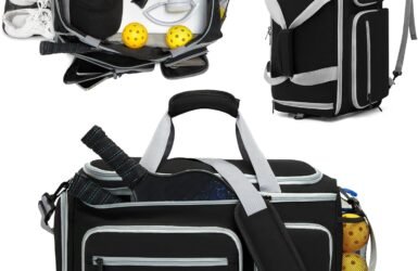 Pack Your Paddles: The Ultimate Review of the Large Capacity Pickleball Backpack!