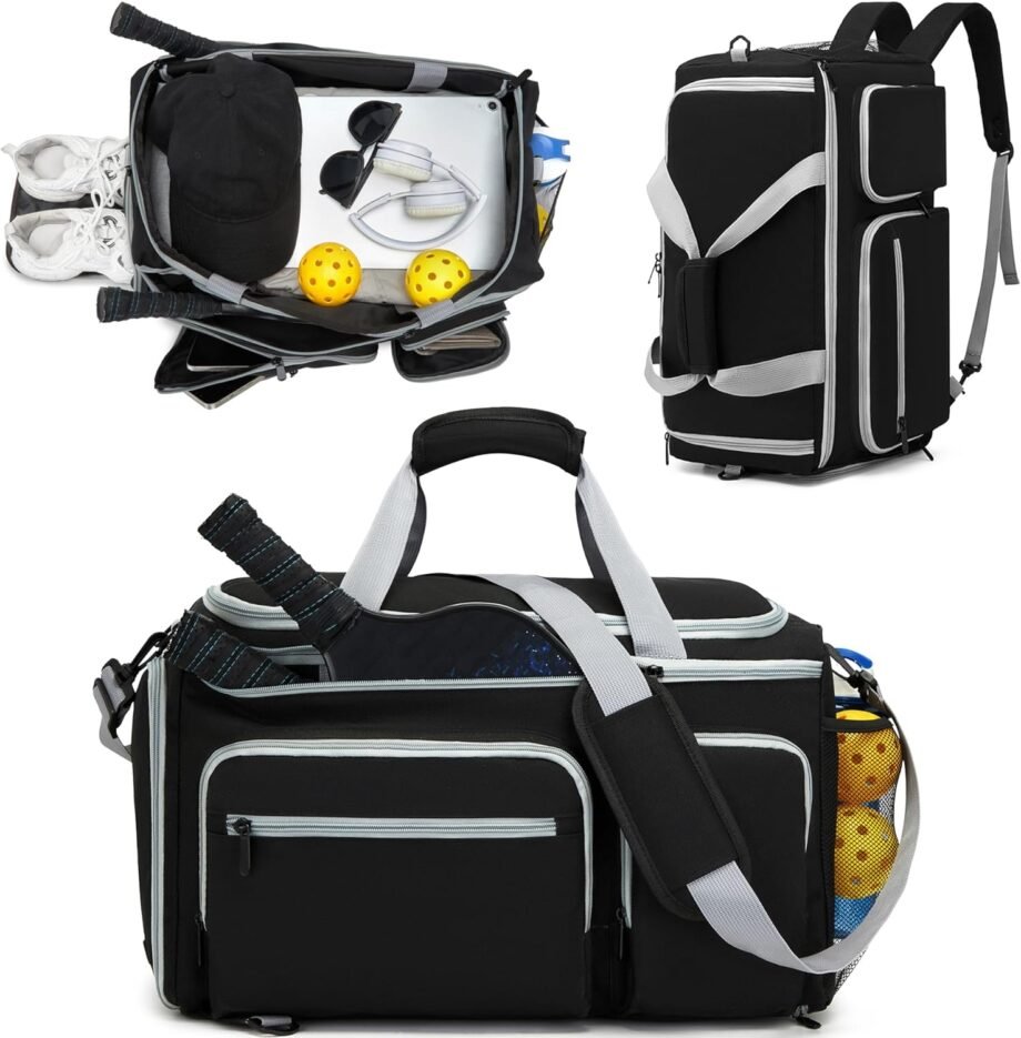 Pack Your Paddles: The Ultimate Review of the Large Capacity Pickleball Backpack!
