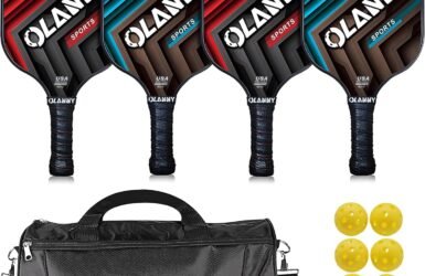 Serve Up Fun with the Graphite Pickleball Paddles Set: Your Ultimate Game Day Companion!