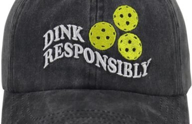 Dink Responsibly in Style: A Review of the Adjustable Cotton Pickleball Hats for Men and Women!