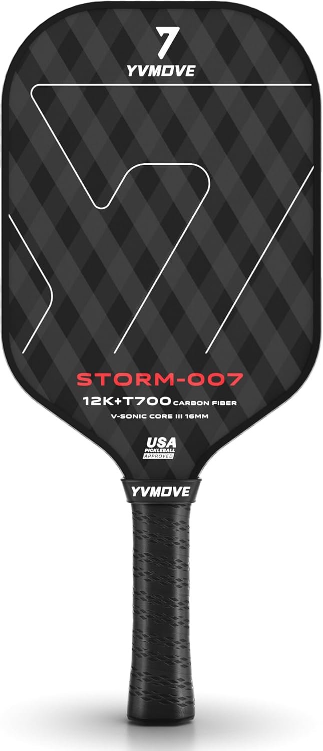 Unleash Your Game: The Ultimate Spin and Consistency of the T700 Raw Carbon Fiber Pickleball Paddle!