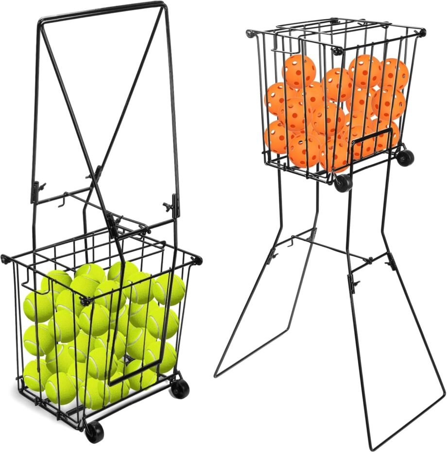 Serve Up Convenience: The Ultimate Portable Pickleball & Tennis Ball Collector!