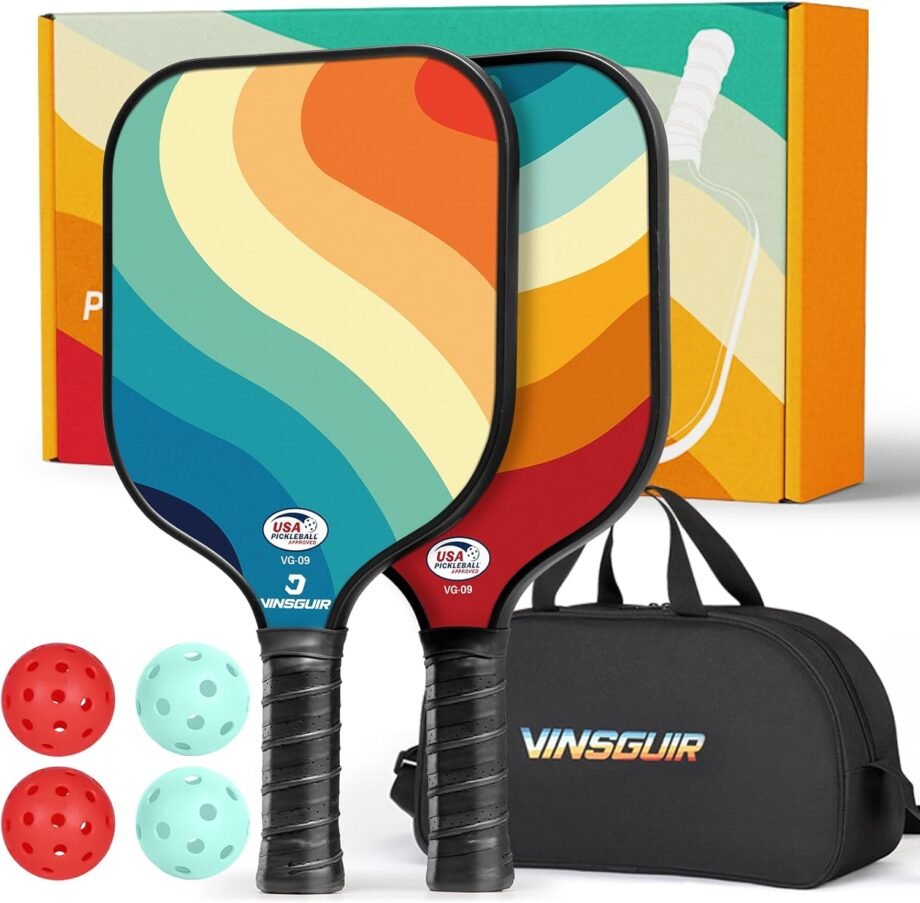 Perfect Your Game: Unleashing Fun with the VINSGUIR Pickleball Paddles Set!