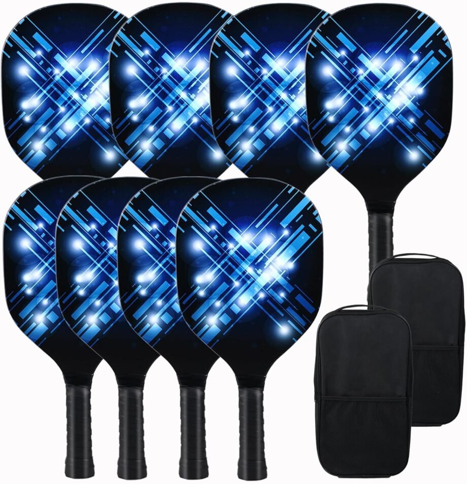 Paddle Your Way to Fun: A Review of the 8 Pcs Paddles Set for Every Pickleball Enthusiast!