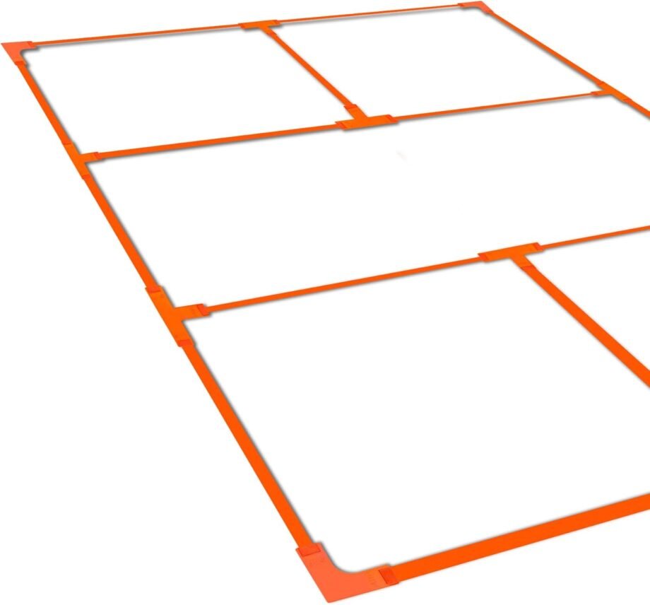 Brighten Your Game: A Review of the A11N SPORTS Pickleball Court Line Set in Neon Orange!