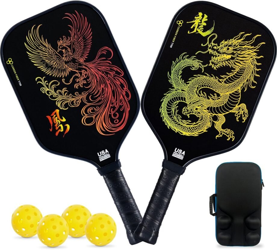 Game On: Unleashing Fun with the Pickleball Paddles Set of 2!