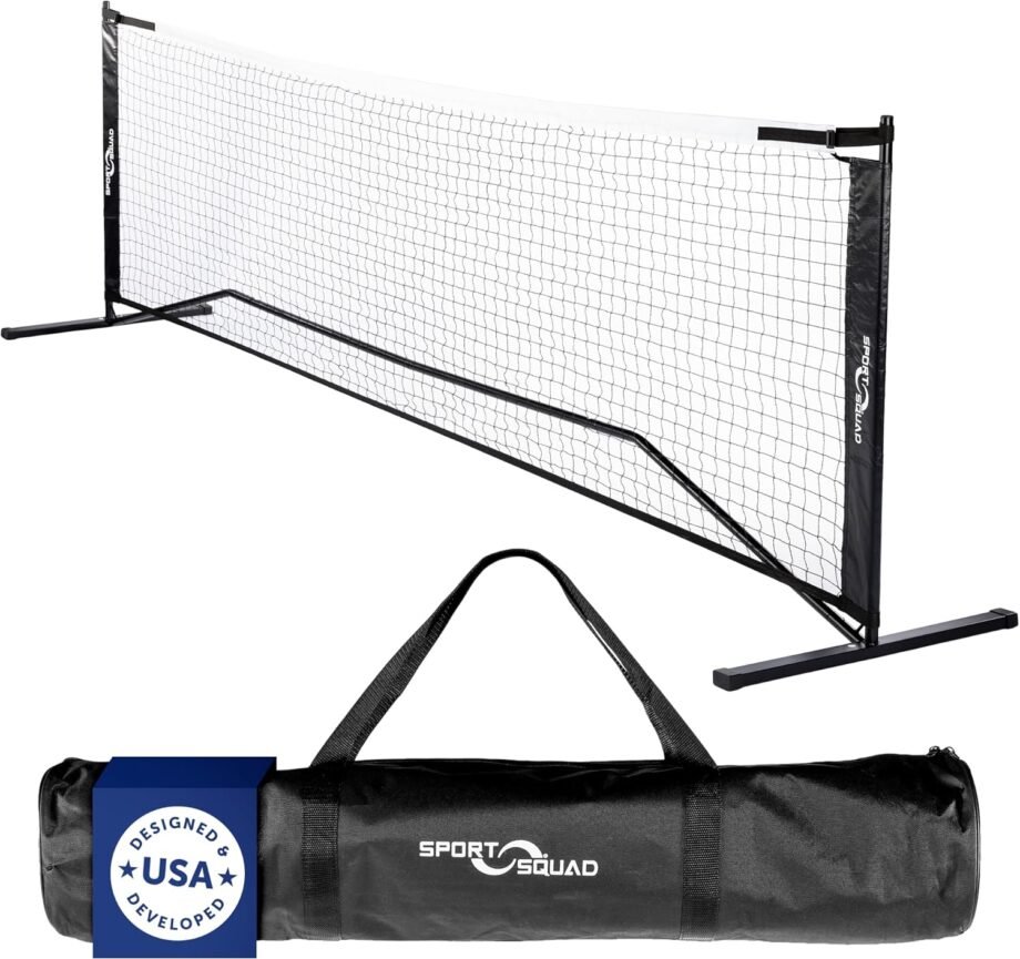 Net Gains: Unleashing Fun with the Sport Squad 10' Half-Court Pickleball Net!
