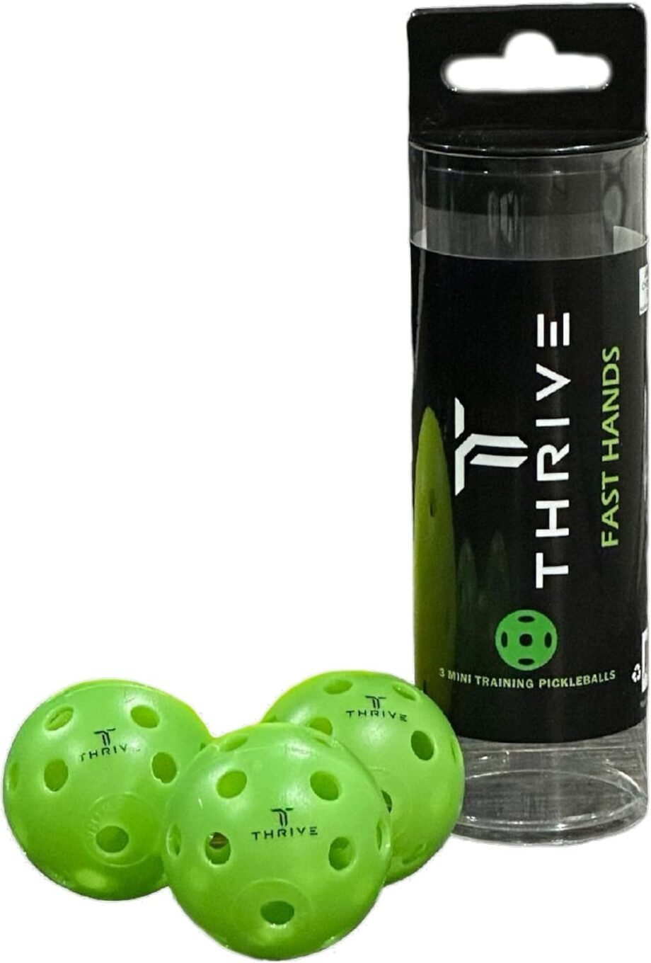 Thrive Fast Hands Mini Pickleball Balls: Supercharge Your Skills with Quicker Reaction Training!