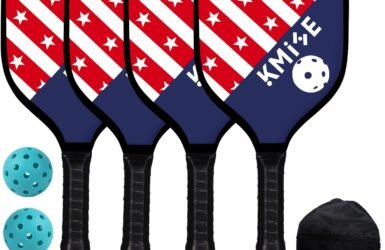 Get Ready to Serve Up Fun with the Kmise Pickleball Paddles Set!