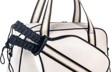 Unleashing Style: The Ultimate PU Leather Sports Shoulder Gym Bag for Pickleball Enthusiasts!