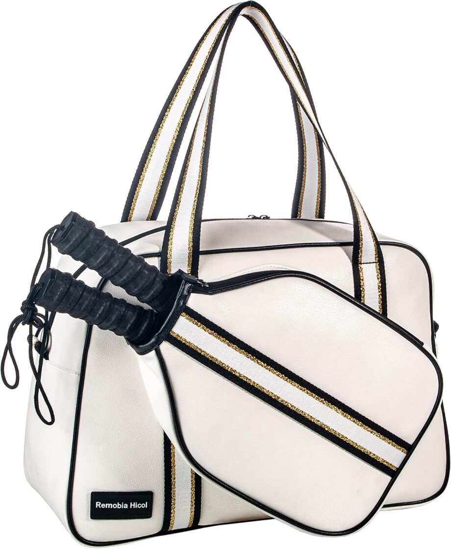 Unleashing Style: The Ultimate PU Leather Sports Shoulder Gym Bag for Pickleball Enthusiasts!