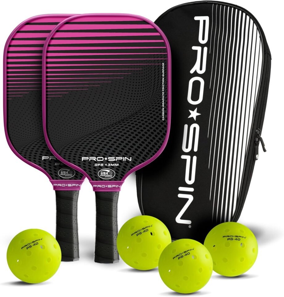 Serving Up Fun: A Review of the PRO SPIN Pickleball Paddles Set for All Ages!