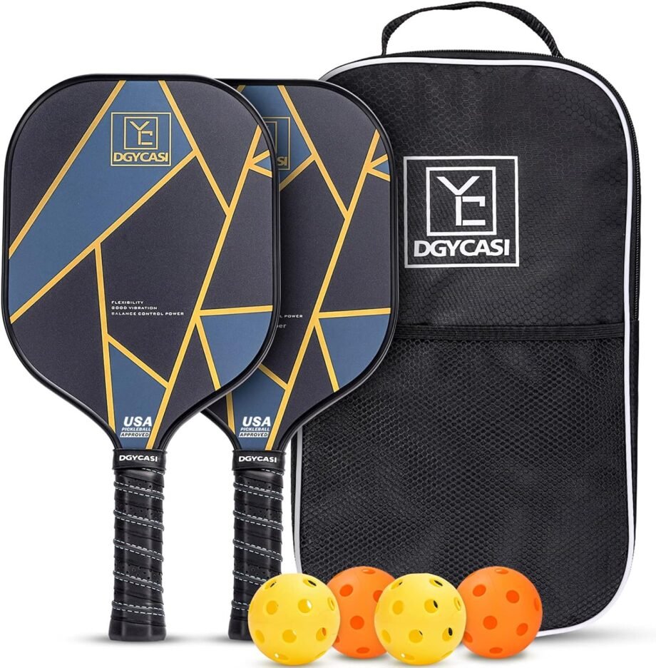 Swing into Fun with the YC DGYCASI Pickleball Paddles Set: Your Ultimate Game Companion!