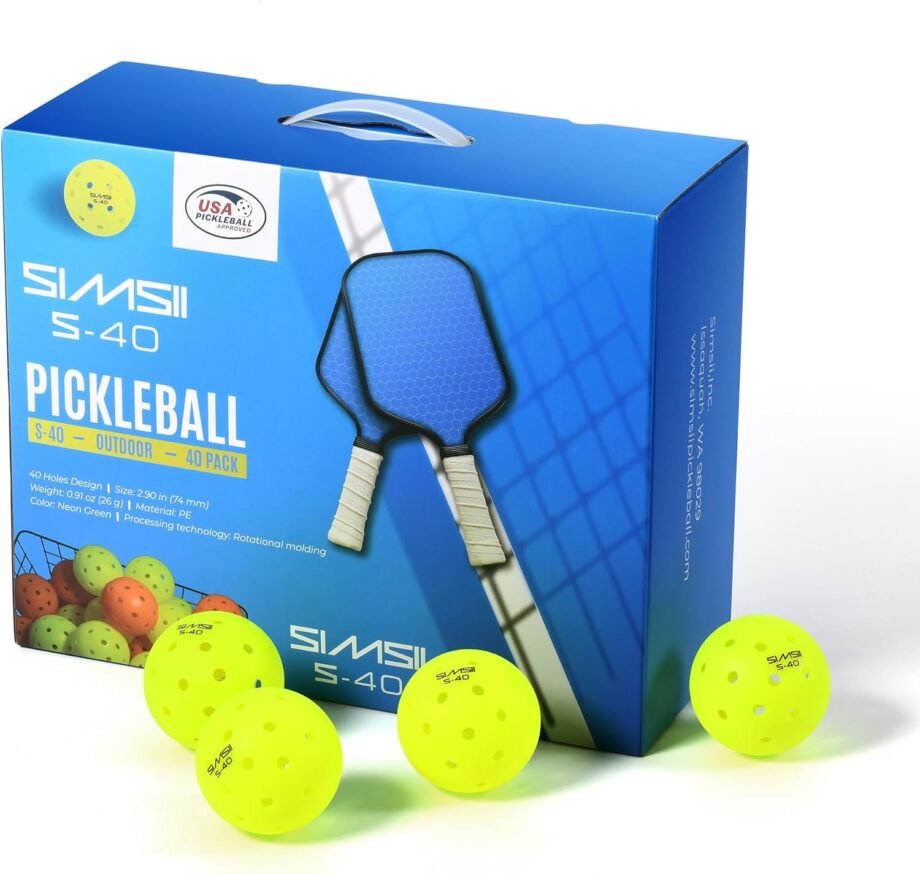 Score Big with S-40 Outdoor Pickleball Balls: Your Ultimate Game-Changer!