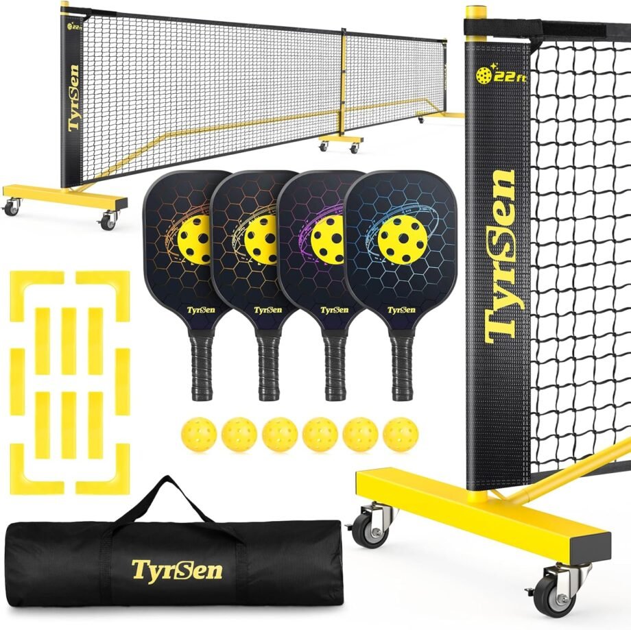 Net Bliss: The Ultimate Pickleball Net Set for Fun in Your Driveway or Backyard!