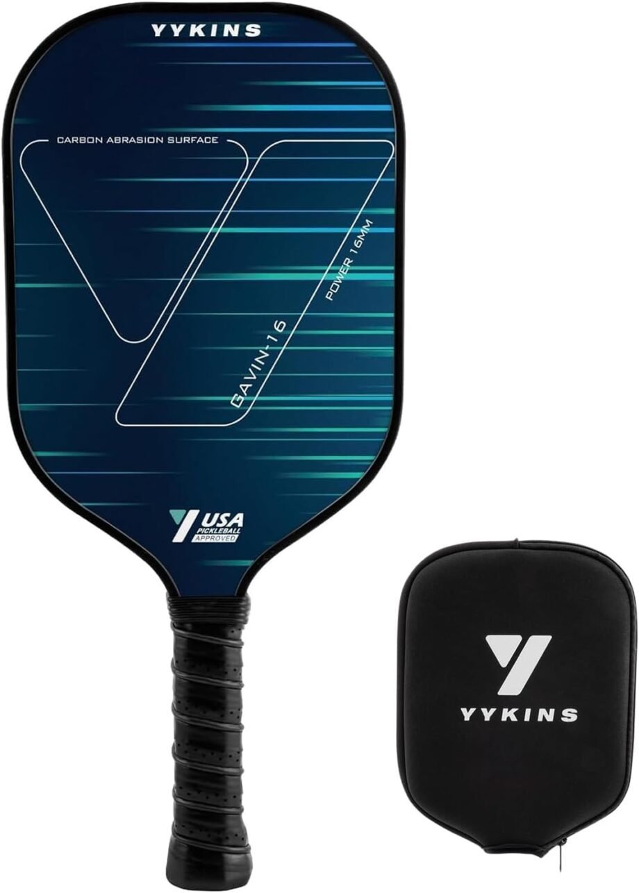 Serve It Up: The 16MM Carbon Fiber Pickleball Paddle That Redefines Spin and Control!