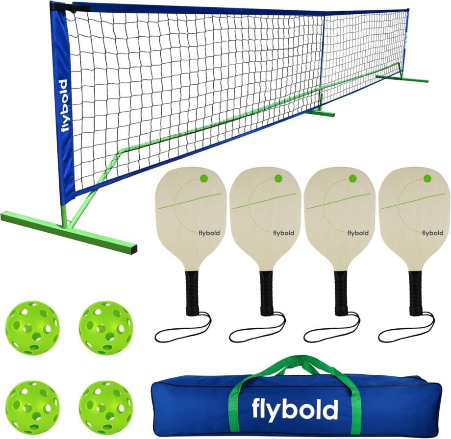 Score Big with the Flybold Pickleball Net Set: Your Perfect Game Companion for Anytime, Anywhere Fun!
