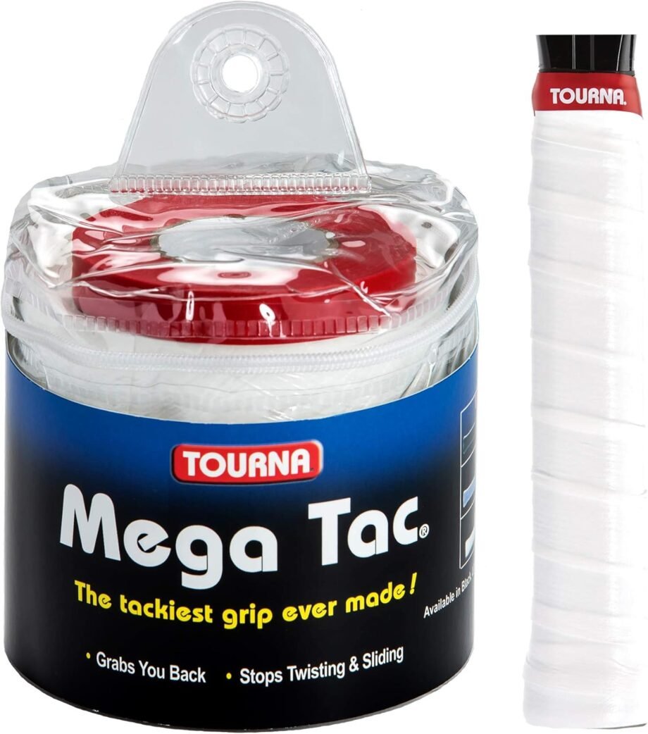 Unleashing Grip Greatness: A Review of Tourna Mega Tac Extra Tacky Overgrip, 30-Pack