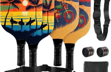 Get Ready to Serve Up Fun with the Ultimate Pickleball Paddles Set of 4!
