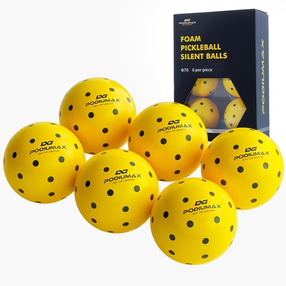 Pickleball Bliss: A Review of PodiuMax's Quiet Foam Balls for Ultimate Indoor Fun!
