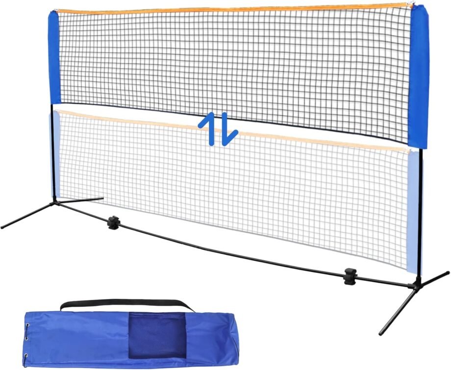 Net Gains: A Review of the F2C Height Adjustable Portable Tennis Net for All Your Backyard Fun!